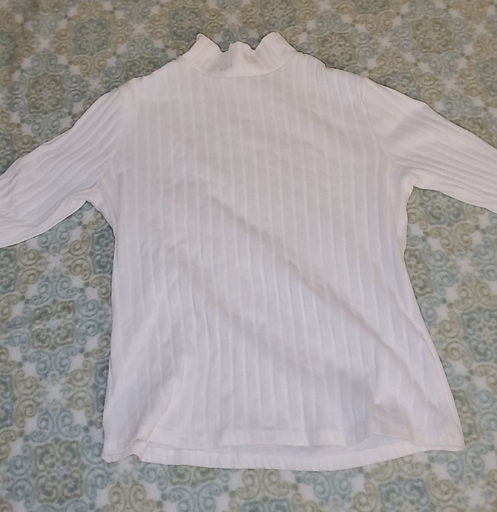 White Turtle neck